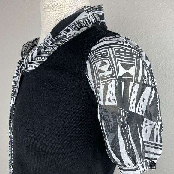 August Silk Sweater Top Size L EUC - Picture 4 of 7